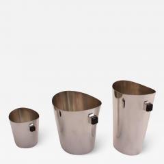 A set of 3 Fine 1970s Silver Plated Buckets - 3614821