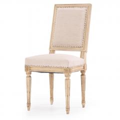 A set of 6 French Painted Dining Room Side Chairs c 1940  - 4312647
