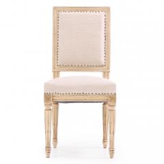 A set of 6 French Painted Dining Room Side Chairs c 1940  - 4312648