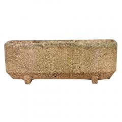 A set of Four French Modernist cast stone planters C 1960  - 4226531