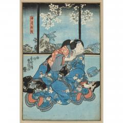 A set of eight Japanese Meiji era woodblock prints - 3159889