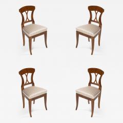 A set of four Biedermeier side chairs - 1185682