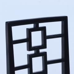 A set of four ebonized dining chairs in the manner of Parzinger circa 1950  - 3276911