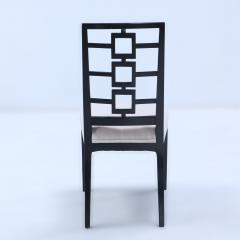 A set of four ebonized dining chairs in the manner of Parzinger circa 1950  - 3276912