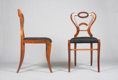 A set of four sleek and elegant Biedermeier side chairs - 4616730
