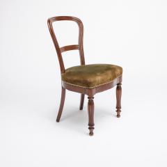 A set of ten 19th Century Irish walnut dining chairs - 1660917