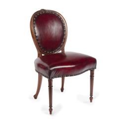 A set of ten Victorian mahogany dining chairs in the style of Hepplewhite - 3839262