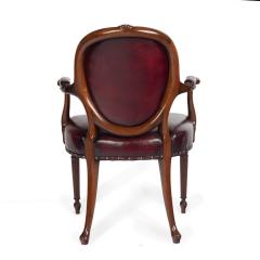 A set of ten Victorian mahogany dining chairs in the style of Hepplewhite - 3839264