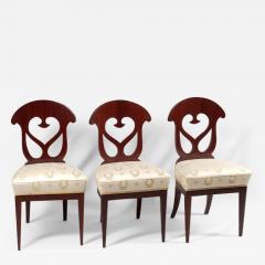 A set of three Biedermeier side chairs - 2878578