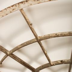 A set of three French arched top wrought iron windows circa 1880 - 1661128