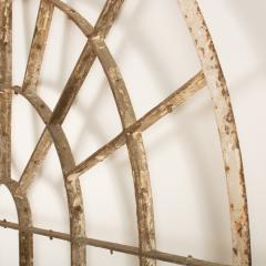 A set of three French arched top wrought iron windows circa 1880 - 1661152