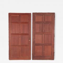 A set of two oak doors with eight panels each Circa 1900 - 2203580