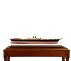 A shipyard model of the liner Nippon Moru dated 1898 - 3720575