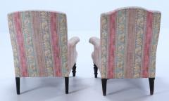 A similiar pair of French Napoleon III library chairs circa 1860  - 3408940