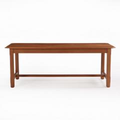 A simple French oak farm table C 1960  - 4016520