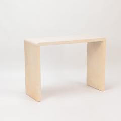 A single Waterfall parchment console Contemporary  - 2731097