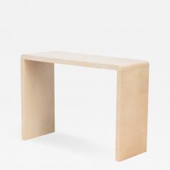 A single Waterfall parchment console Contemporary  - 2731736