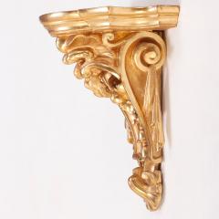 A small French gilt and carved wood wall mounted shelf circa 1880  - 3448227