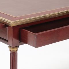 A small mahogany bronze mounted Louis XVI style writing desk C 1940  - 2538247