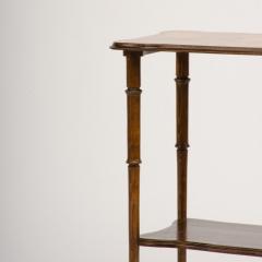 A small two tier occasional 19th Century French parquet top table - 1697353