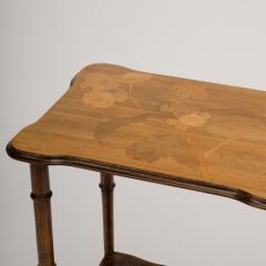 A small two tier occasional 19th Century French parquet top table - 1697357