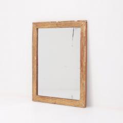 A square French Empire gilt wood mirror circa 1860  - 3448398