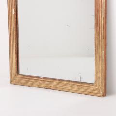 A square French Empire gilt wood mirror circa 1860  - 3448401