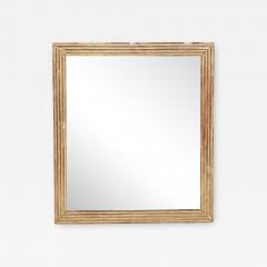 A square French Empire gilt wood mirror circa 1860  - 3449656