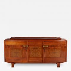 A stunning French Art Deco mahogany and burl walnut sideboard C 1940  - 3731618