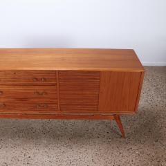 A stunning Mid Century Modern zebra wood sideboard C 1950  - 4228113