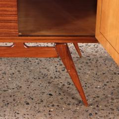 A stunning Mid Century Modern zebra wood sideboard C 1950  - 4228116