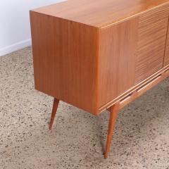 A stunning Mid Century Modern zebra wood sideboard C 1950  - 4228118