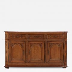 A substantial French or Belgian carved oak sideboard or buffet 18th C  - 4010208