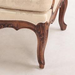 A sumptuous Louis XV Marquis bergere armchair C 1900  - 3941220