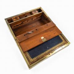 A superb William IV brass inlaid kingwood writing box by Edwards - 1707011