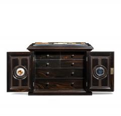 A superb early Victorian ebony collector s cabinet - 984462