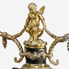 A superb pair of Victorian silver gilt candelabra - 746336