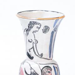 A tall ceramic vase by Anette Wandrer Germany c 2000  - 2767806