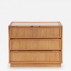 A three drawer rattan dresser from the Phillipines Circa 1970 - 3047509