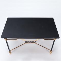 A two tone bronze coffee table with black stone Circa 1945 - 2754054