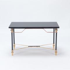 A two tone bronze coffee table with black stone Circa 1945 - 2754055