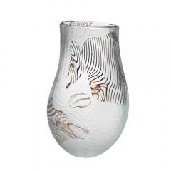 A unique Murano glass Battuto Vase - 4094236