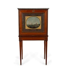 A unique late Georgian satinwood collector s cabinet - 3845762