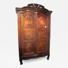 A very decorative and unusual walnut armoire - 3333524