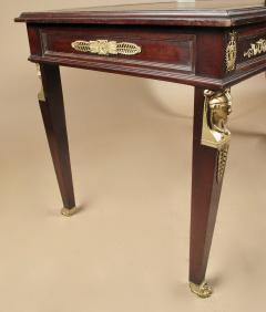 A very decorative and useful French mahogany Bureau Plat writing table  - 3289937