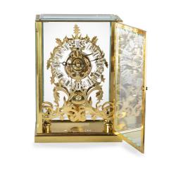 A very fine mid Victorian skeleton clock by Johnston of London - 3929975