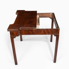A very fine pair of George III mahogany concertina action card tables - 1606967