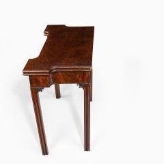 A very fine pair of George III mahogany concertina action card tables - 1606968