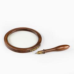 A very large George III gallery magnifying glass - 1783586
