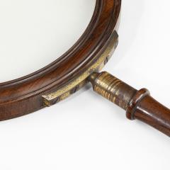 A very large George III gallery magnifying glass - 1783587